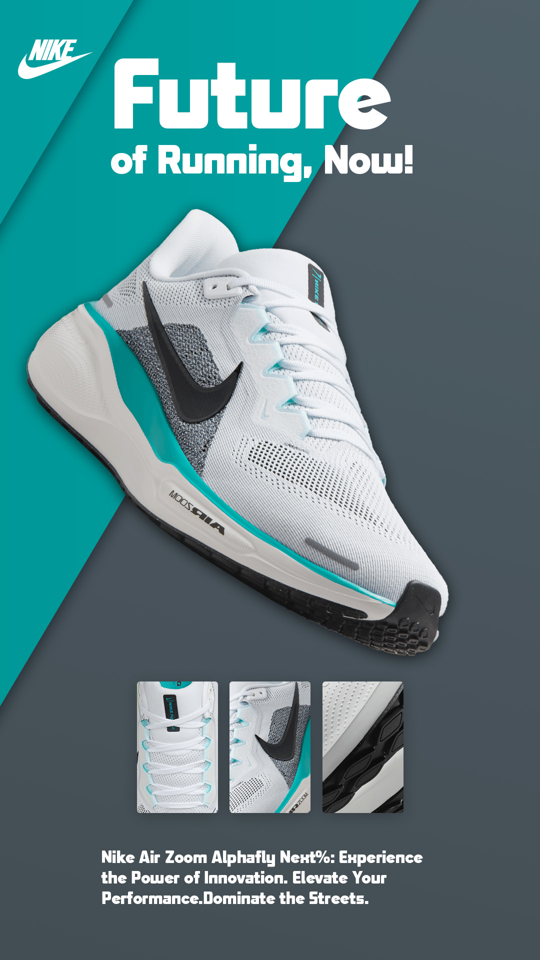 Nike Air Zoom Alphafly Next% story. Future of Running, Now.