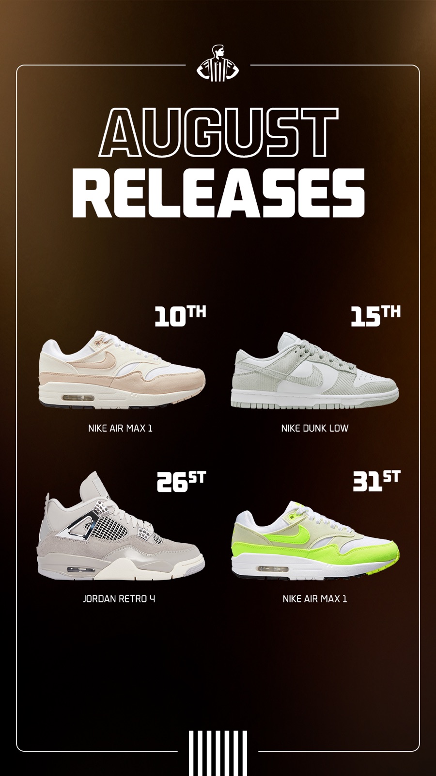August sneaker release alert