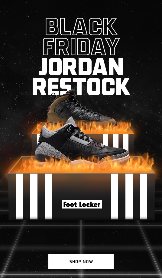 Black Friday Jordan restock story for Foot Locker.