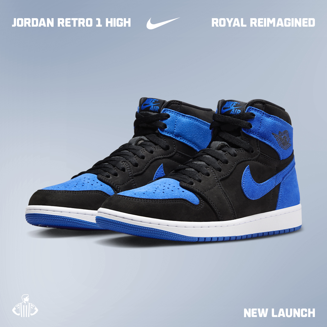 Jordan Retro 1 High, Royal Reimagined, new launch