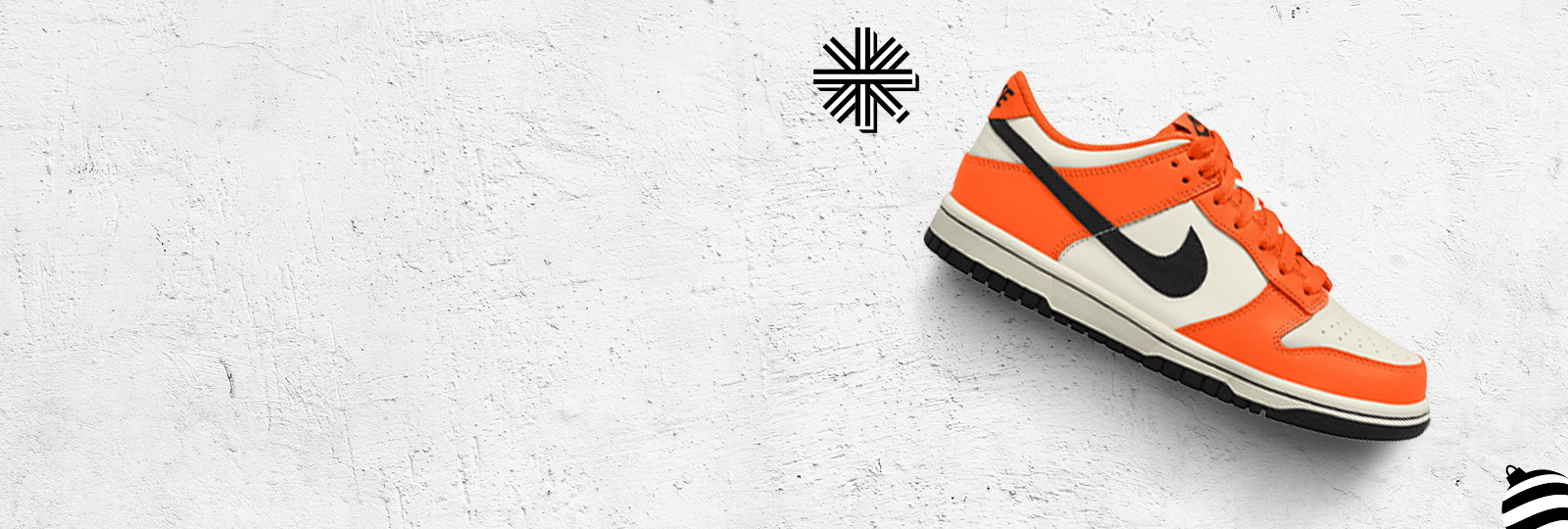 Kids Nike Dunk Halloween launch banner