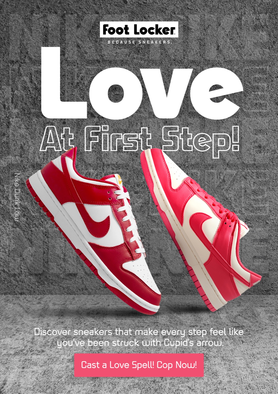 Foot Locker Valentine's Day poster