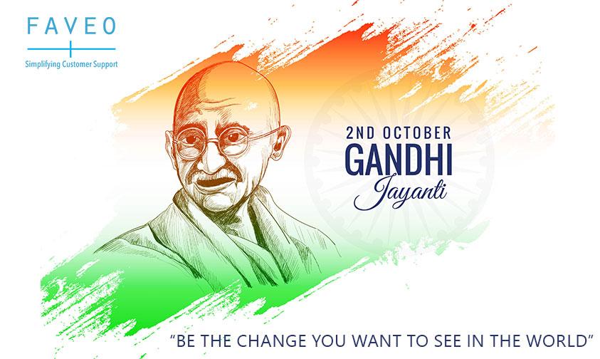 Ladybird Gandhi Jayanti post