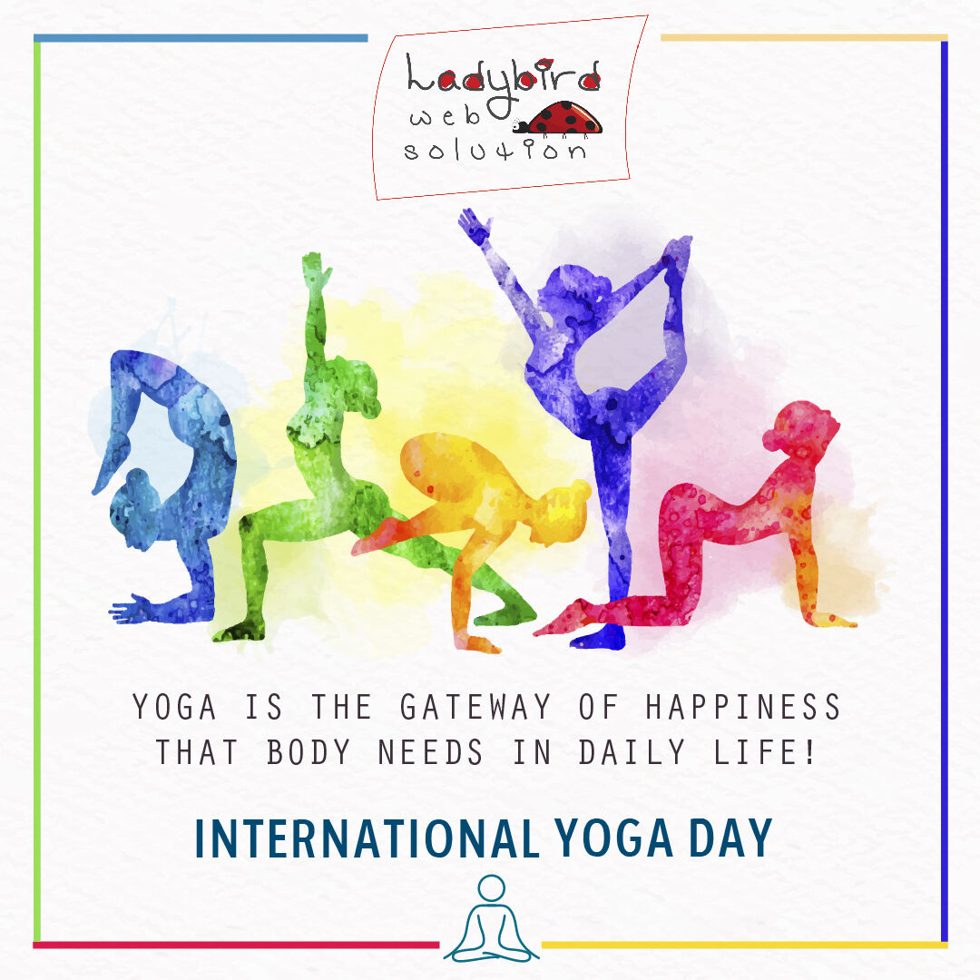 Ladybird Yoga Day post